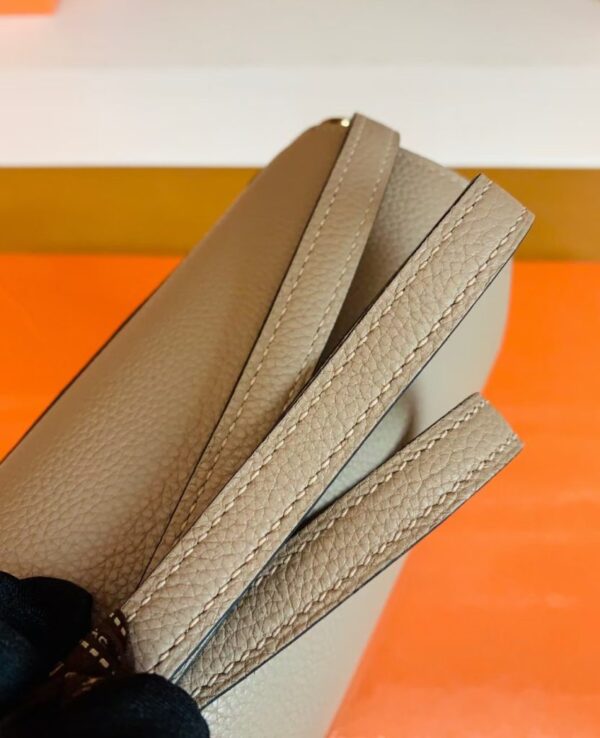 mmexport1679281922327-832x1024-1 Hermes Roulis Evercolor S2 Trench Grey Gold Hardware 18cm Full Handmade