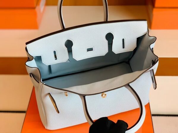mmexport1679282872351-1024x768-1 Hermes Birkin Togo T0 Light Blue Gold Hardware 30cm Full Handmade