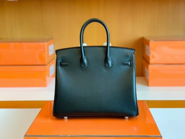 mmexport1679282892970-1024x768-1 Hermes Birkin Box Leather Black Gold Hardware 25cm Full Handmade