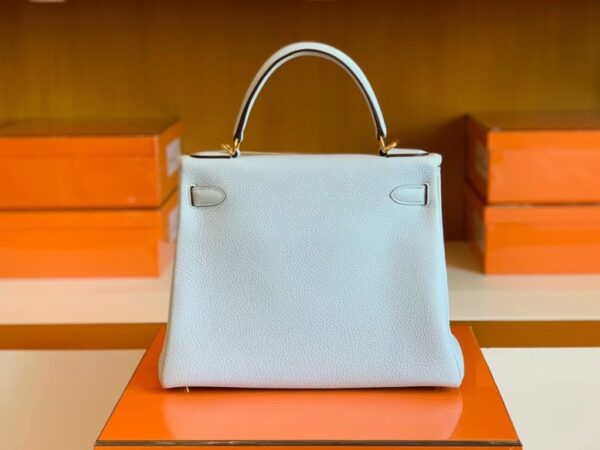 mmexport1679282981403-1024x768-1 Hermes Kelly Togo T0 Light Blue Gold Hardware 28cm Full Handmade