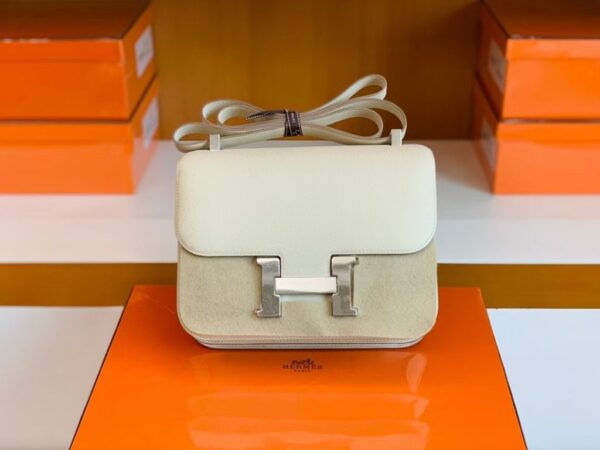 mmexport1679283266677-1024x768-1 Hermes Constance Epsom Creamy White Silver Hardware 24cm Full Handmade