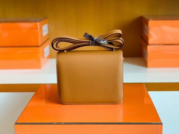 mmexport1679283294625-1024x768-1 Hermes Constance Epsom Golden Brown Gold Hardware 18cm Full Handmade