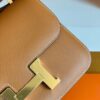 Hermes Constance Epsom Golden Brown Gold Hardware 18cm Full Handmade