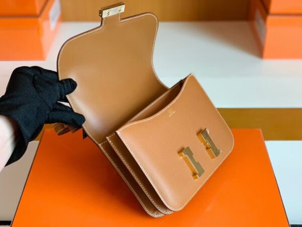 mmexport1679283301106-1024x768-1 Hermes Constance Epsom Golden Brown Gold Hardware 18cm Full Handmade