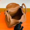 mmexport1679965918819-1024x768-1 Hermes Mini Lindy TC Leather Golden Brown Silver Hardware 19cm Full Handmade