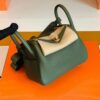mmexport1679965943906-1024x777-1 Hermes Mini Lindy TC Leather Jungle green Gold Hardware 19cm Full Handmade