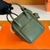 mmexport1679965948766-1024x796-1 Hermes Mini Lindy TC Leather Jungle green Gold Hardware 19cm Full Handmade