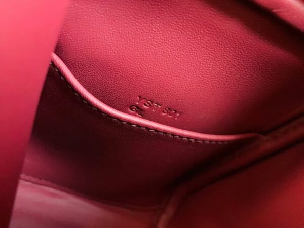 mmexport1679966040526-1024x768-1 Hermes Mini Lindy TC Leather K1 Garnet red Silver Hardware 19cm Full Handmade