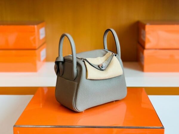 mmexport1679966152707-1024x768-1 Hermes Mini Lindy TC Leather M8 gris ashpite Silver Hardware 19cm Full Handmade