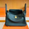 mmexport1679966218869-1024x768-1 Hermes Lindy TC Leather Black Gold Hardware 30cm Full Handmade