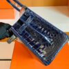 mmexport1679966320541-1024x768-1 Hermes Birkin BLUE NUIT Shiny crocodile 2Z Dark Deep Blue Silver Hardware 30cm Full Handmade