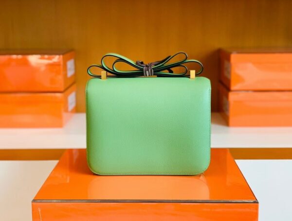 mmexport1679967235580-1024x777-1 Hermes Constance Epsom Leather Avocado green Gold Hardware 24cm Full Handmade