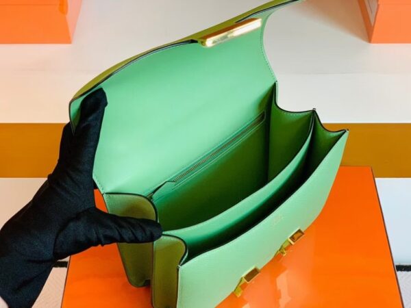 mmexport1679967243010-1024x768-1 Hermes Constance Epsom Leather Avocado green Gold Hardware 24cm Full Handmade