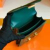 Hermes Constance Shiny Alligator crocodile 6Q jade green Gold Hardware 18cm Full Handmade