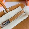 Hermes Birkin Epsom Golden Brown Silver Hardware 25cm Full Handmade