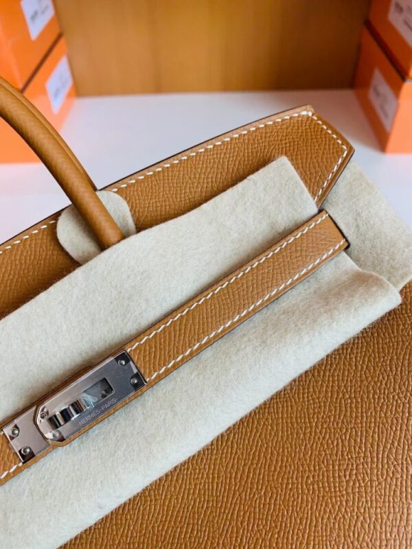 mmexport1681809945012-768x1024-1 Hermes Birkin Epsom Golden Brown Silver Hardware 25cm Full Handmade