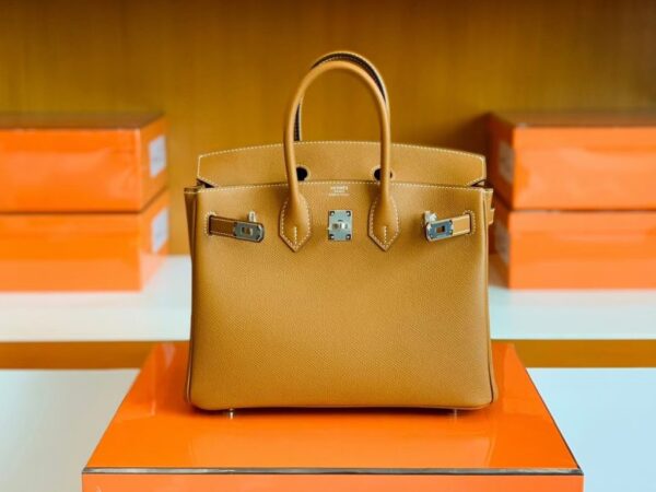 mmexport1681809946382-1024x768-1 Hermes Birkin Epsom Golden Brown Silver Hardware 25cm Full Handmade