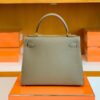 Hermes Kelly Epsom Etoupe Grey Gold Hardware 28cm Full Handmade
