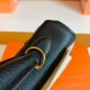 Hermes Kelly Togo CK89 Black Gold Hardware 25cm Full Handmade