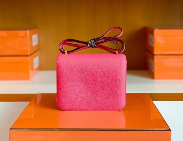 mmexport1681810992060-1024x791-1 Hermes Constance Epsom 8W lipstick pink Gold Hardware 18cm Full Handmade