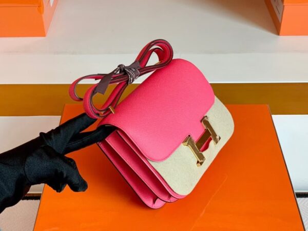 mmexport1681810993584-1024x768-1 Hermes Constance Epsom 8W lipstick pink Gold Hardware 18cm Full Handmade