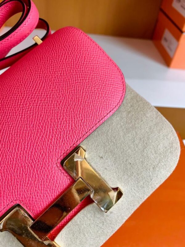 mmexport1681810995114-768x1024-1 Hermes Constance Epsom 8W lipstick pink Gold Hardware 18cm Full Handmade