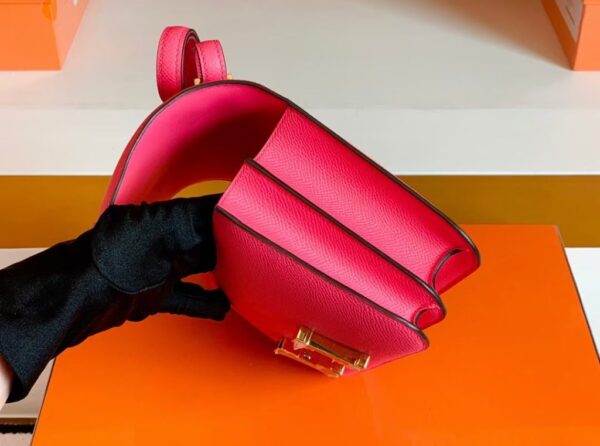 mmexport1681811001571-1024x762-1 Hermes Constance Epsom 8W lipstick pink Gold Hardware 18cm Full Handmade