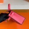Hermes Mini Kelly Epsom 8W lipstick pink Gold Hardware 19cm Full Handmade