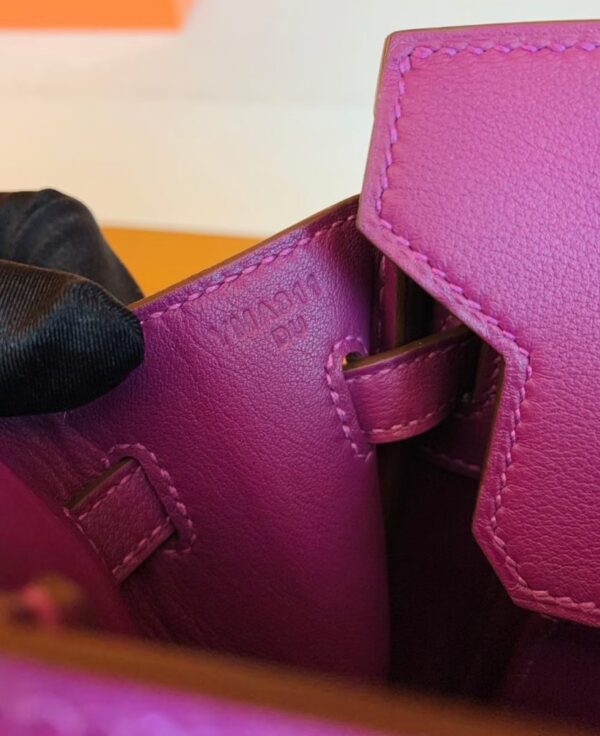 mmexport1681874510381-835x1024-1 Hermes Birkin Swift actiniae purple Gold Hardware 25cm Full Handmade