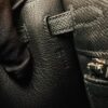 Hermes Kelly Epsom cc89 Black Silver Hardware 25cm Full Handmade