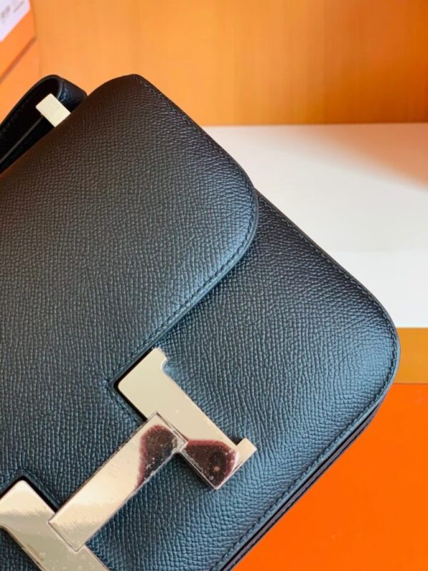 mmexport1682237853674-768x1024-1 Hermes Constance Epsom Black Silver Hardware 24cm Full Handmade