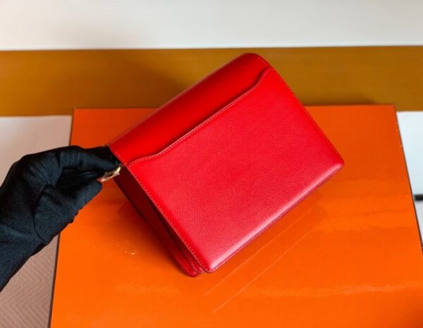 mmexport1682237906433-1024x793-1 Hermes Roulis Evercolor Bright Red Gold Hardware 19cm Full Handmade