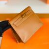 Hermes Kelly dance Evercolor Golden Brown Gold Hardware 22cm Full Handmade