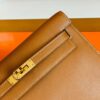 Hermes Kelly dance Evercolor Golden Brown Gold Hardware 22cm Full Handmade