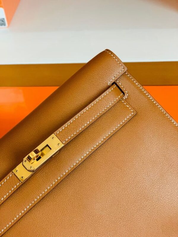 mmexport1683596181163-768x1024-1 Hermes Kelly dance Evercolor Golden Brown Gold Hardware 22cm Full Handmade