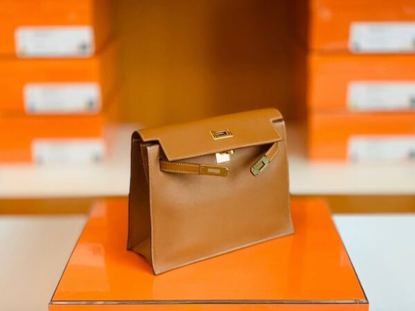 mmexport1683596183757-1024x768-1 Hermes Kelly dance Evercolor Golden Brown Gold Hardware 22cm Full Handmade