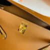 Hermes Kelly dance Evercolor Golden Brown Gold Hardware 22cm Full Handmade
