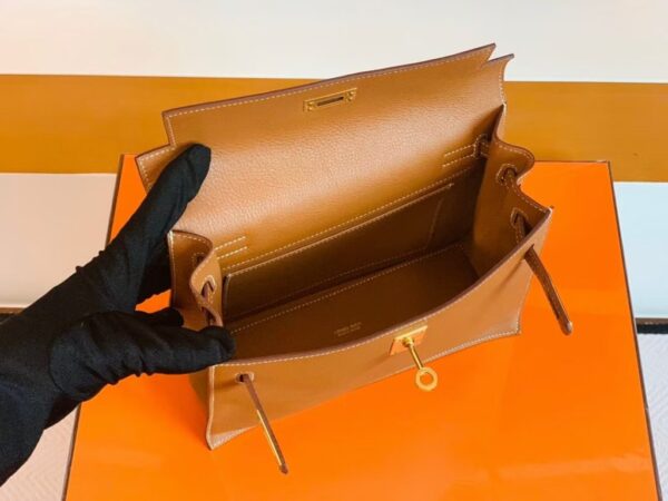 mmexport1683596186446-1024x768-1 Hermes Kelly dance Evercolor Golden Brown Gold Hardware 22cm Full Handmade