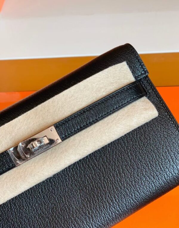 mmexport1683596228676-804x1024-1 Hermes Kelly to go Woc Chevre Black Silver Hardware 20cm Full Handmade