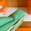 Hermes Kelly Epsom 3i Avocado green Silver Hardware 25cm Full Handmade