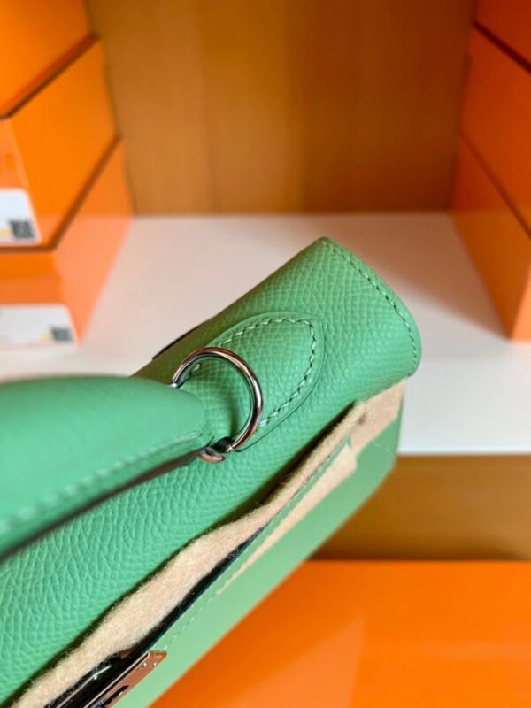 mmexport1683596670132-768x1024-1 Hermes Kelly Epsom 3i Avocado green Silver Hardware 25cm Full Handmade