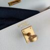 Hermes Kelly Epsom Creamy White & s2 Trench Grey Gold Hardware 25cm Full Handmade