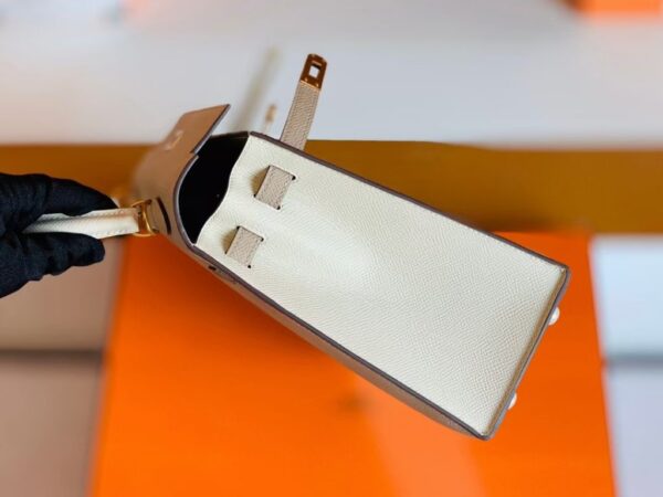 mmexport1683597222687-1024x768-1 Hermes Kelly Epsom Creamy White & s2 Trench Grey Gold Hardware 25cm Full Handmade