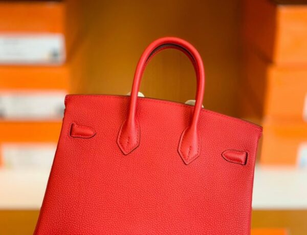 mmexport1683597752136-1024x783-1 Hermes Birkin Togo Q5 Bright Red Silver Hardware 25cm Full Handmade