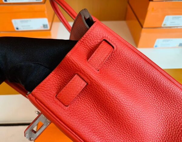 mmexport1683597756747-1024x798-1 Hermes Birkin Togo Q5 Bright Red Silver Hardware 25cm Full Handmade
