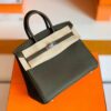 Hermes Birkin Togo CK46 charcoal grey Silver Hardware 25cm Full Handmade