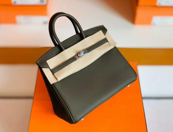 mmexport1683947298624-1024x781-1 Hermes Birkin Togo CK46 charcoal grey Silver Hardware 25cm Full Handmade