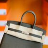 Hermes Birkin Togo CK46 charcoal grey Silver Hardware 25cm Full Handmade