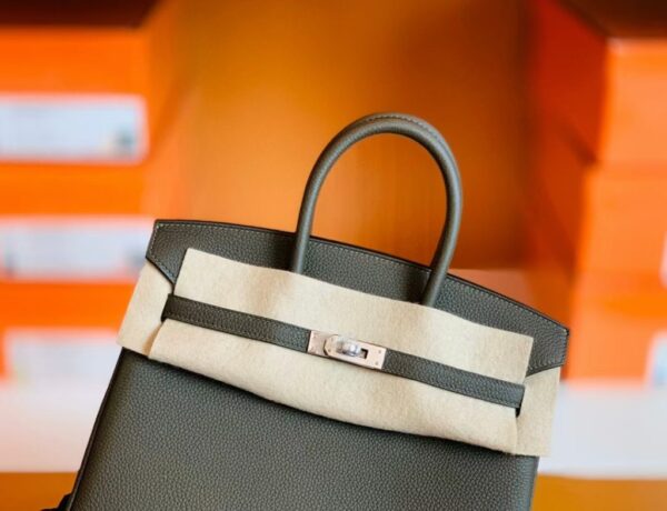mmexport1683947301497-1024x785-1 Hermes Birkin Togo CK46 charcoal grey Silver Hardware 25cm Full Handmade