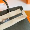 Hermes Birkin Togo CK46 charcoal grey Silver Hardware 25cm Full Handmade